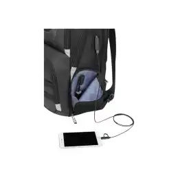 Targus DrifterTrek with USB Power Pass-Thru - Sac à dos pour ordinateur portable - 11.6" - 15.6" - noir (TSB956GL)_11